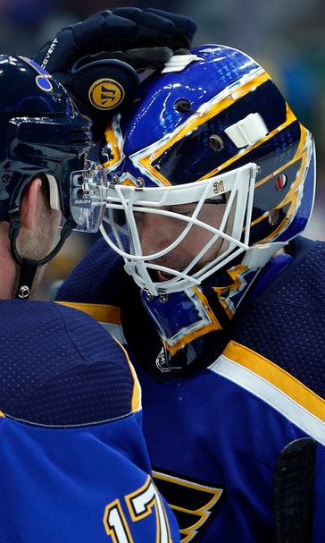 Johnson earns first shutout in nearly two years as Blues defeat Sharks 4-0